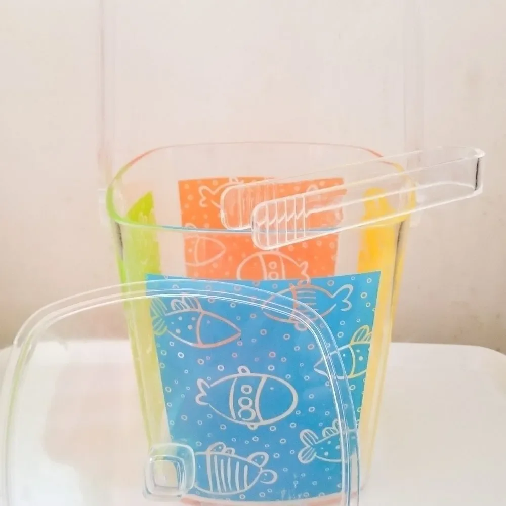Acrylic vintage icebucket fish theme